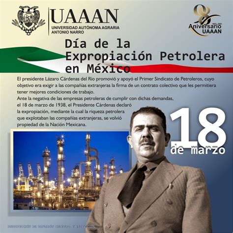 18 De Marzo Día De La Expropiación Petrolera Universidad Autonoma