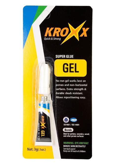 Клей-гель циакриновый Kroxx Gel Super Glue 3g (KROXX-GEL). Kroxx ...