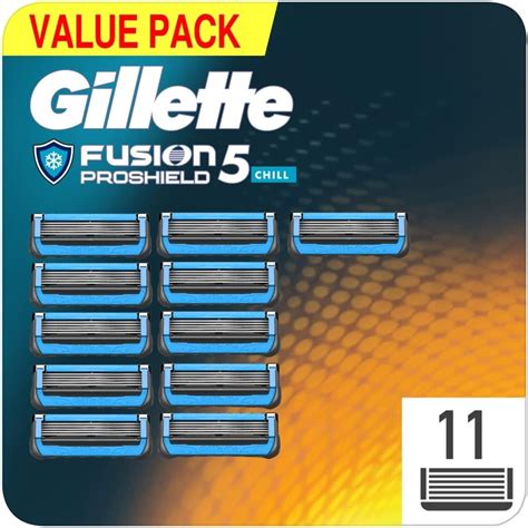 Gillette Fusion Proshield Chill Cuchillas De Afeitar Hombre Paquete