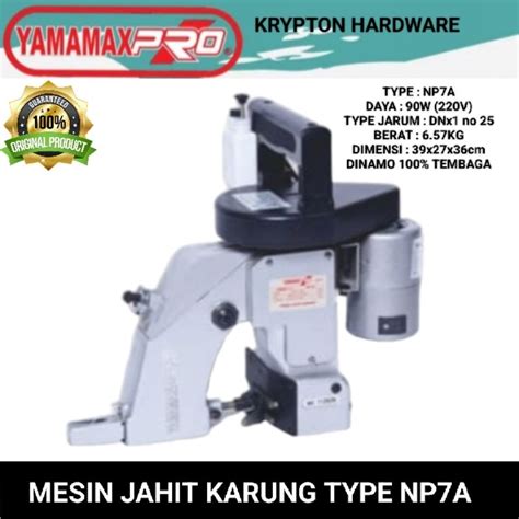 Jual Yamamax Mesin Jahit Karung Type Np A Original Dinamo