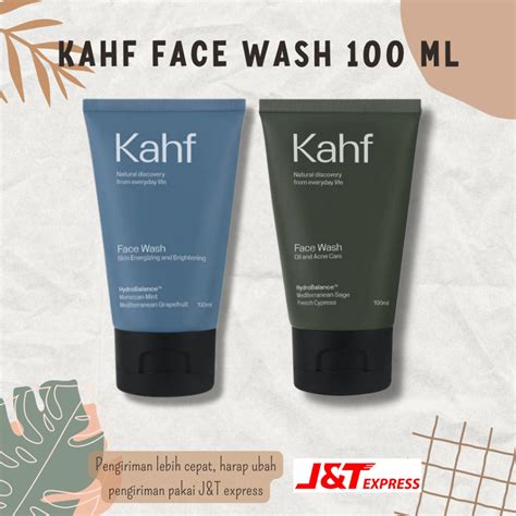 Jual KAHF Oil And Acne Care Face Wash 100 Ml KAHF Skin Energizing And