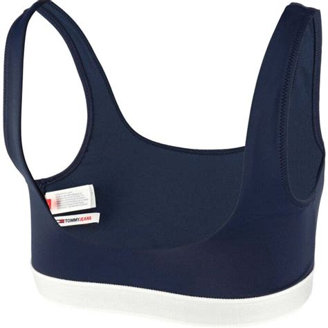 Tommy Hilfiger TJ ARCHIVE BRALETTE Women S Bikini Top Dark Blue SPORTISIMO