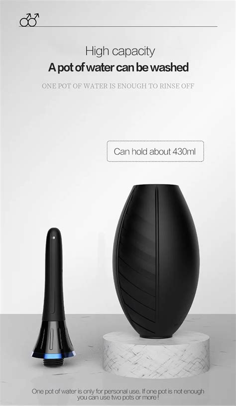 Ml Enema Inflatable Anus Cleaner Syringe Douche Portable Washing Anal Shower Travel Sexy Toys
