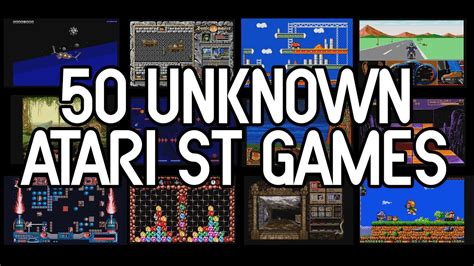 Unknown Atari St Games Youtube