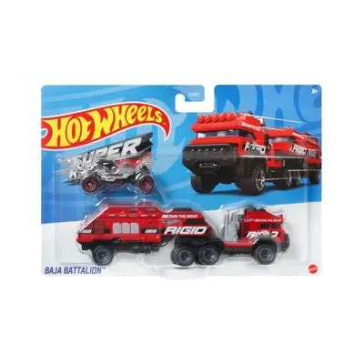 Buy Hot Wheels Super Rigs Baja Battalion Online At Best Price Gamesbaba