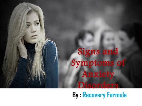 Signs and Symptoms of Anxiety Disorders | Recovery Formula by Recovery Formula - Issuu