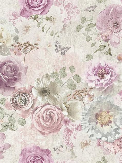 Vintage Flower Wall Paper 600x800 Wallpaper Teahub Io