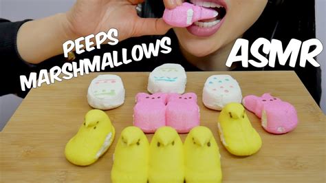 Asmr Peeps Marshmallows Eating Sounds No Talking Sas Asmr Youtube