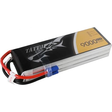 TATTU Lipo Battery - 9000mAh 22.2V 25C 6S1P