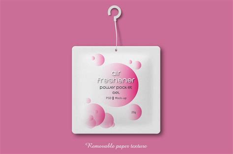 Premium Psd Air Freshener Power Pocket Mockup