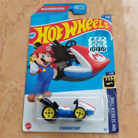 Jual Hot Wheels STANDARD KART MARIO KART Factory Sealed FS Shopee Indonesia