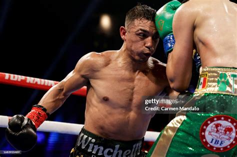 Luis Alberto Lopez Punches Joet Gonzalez During Their Ibf News Photo Getty Images