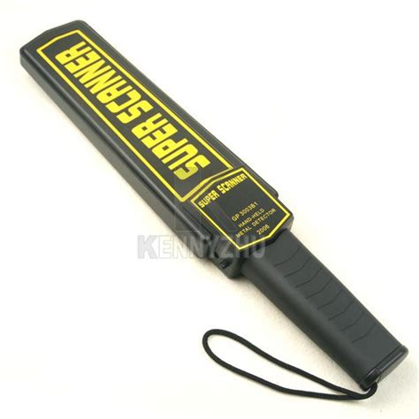 Hand Held Metal Detector Guard Security Handheld Super Scanner High Sensitivity Led Audio Alarm