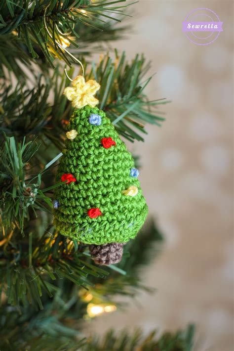 Crochet O Christmas Tree Ornament Sewrella Christmas Crochet