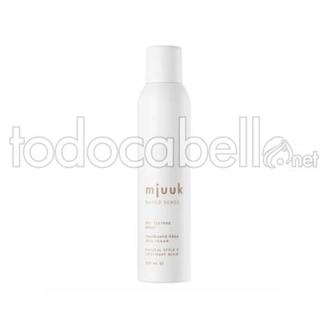 Mjuuk Naked Sense Spray Texturizador Seco Sin Fragancia Ml