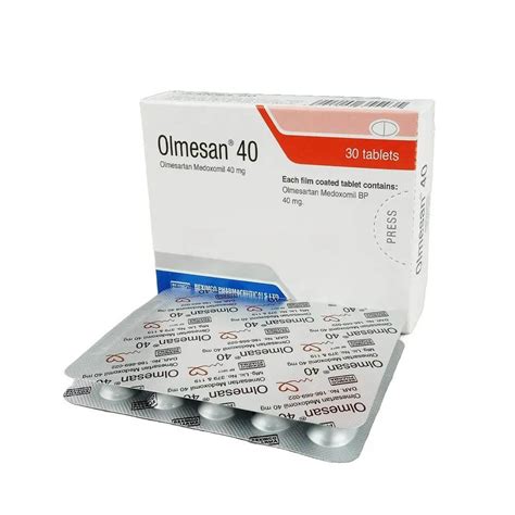 Olmesan 40 Mg Tablet ওলমেসান ৪০ মিগ্রা ট্যাবলেট Beximco