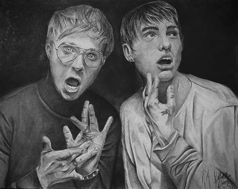 My pencil drawing of Sam and Colby, I've been watching their videos for