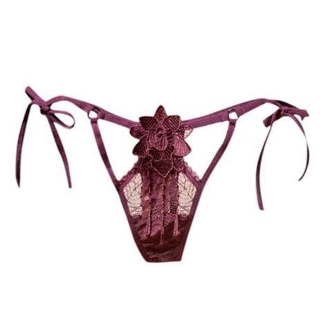 Femmes sous vêtements en dentelle Lingerie tongs culottes dames évider sous vêtements n44309