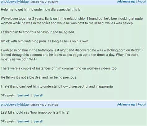 Woman Who Caught Sex Addict Boyfriend Looking At Nude Pictures Next To Her Pleads For Advice