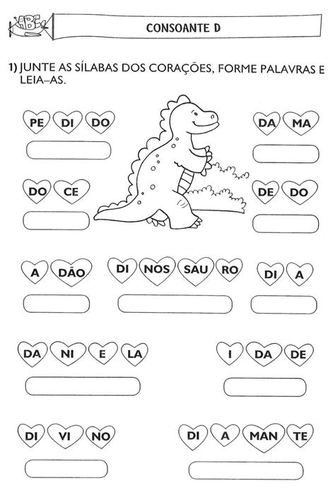 Atividades Para Juntar Silabas E Formar Palavras 1 Ano