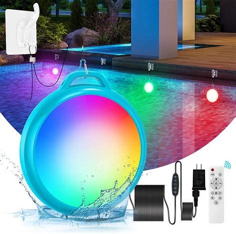 Kimimara Illuminazione A Led Per Piscina W Rgb Subacquea Ip