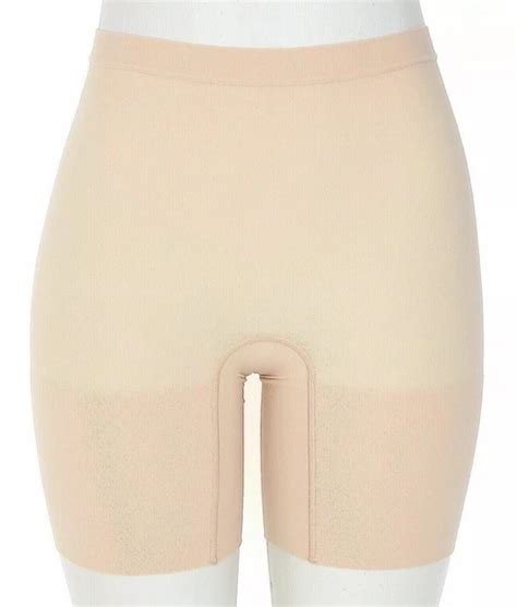 SPANX S MID THIGH Shaping Soft Nude Women S Shorts Size Small PicClick UK