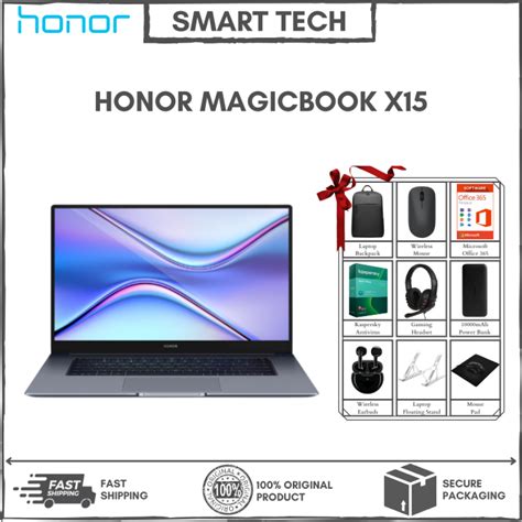 Honor Magicbook X15 i3 (8GB RAM + 256GB SSD) Laptop | Lazada