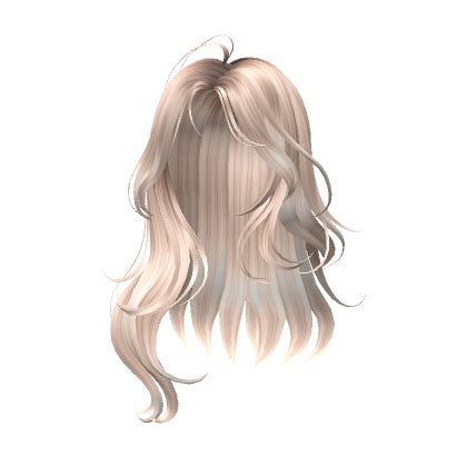 Platinum Blonde Soft Wavy Hair Roblox
