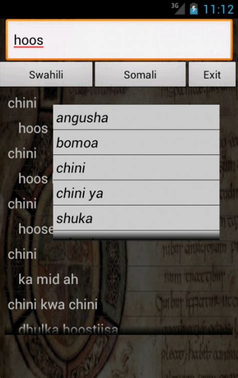 Swahili Somali Dictionary Apk For Android Download