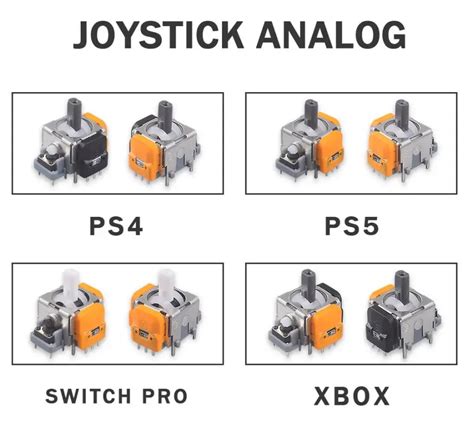 M Dulo De Sensor Anal Gico D Vara Hall Effect Joystick Substitui O Controlador De Repara