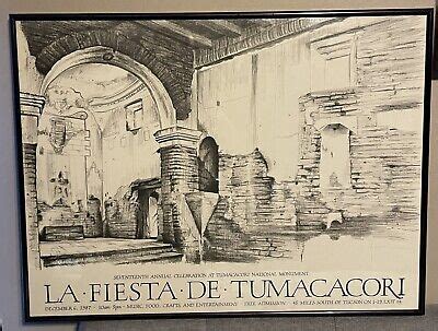 La Fiesta De Tumacacori Native American Pencil Drawing Sketch Tucson