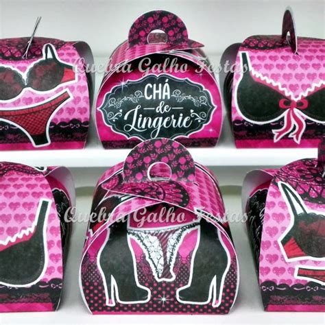 30 Caixa Bom Bom bem Casado Chá de Lingerie Lembrancinhas
