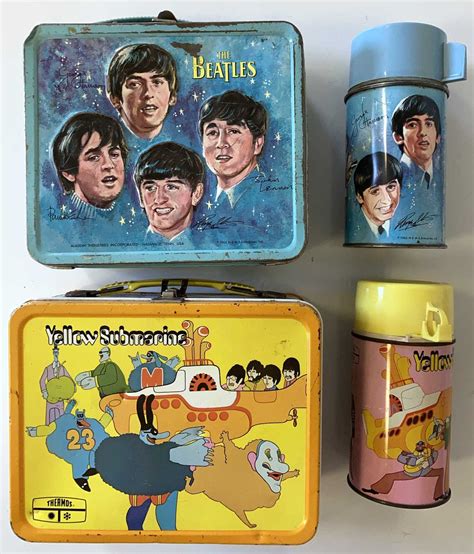 Lot 188 Original Circa 1960s Beatles Lunchboxes