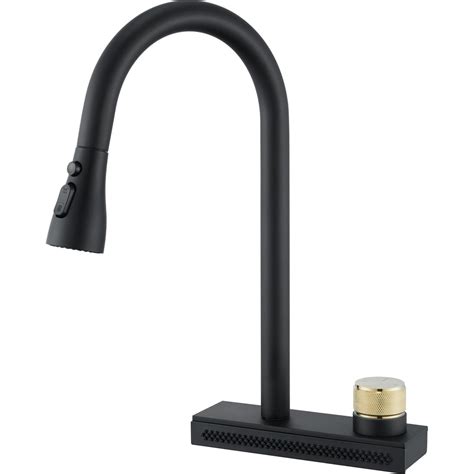 Смеситель для кухни OUTE на основании с водопадом, вытягивающимся ...