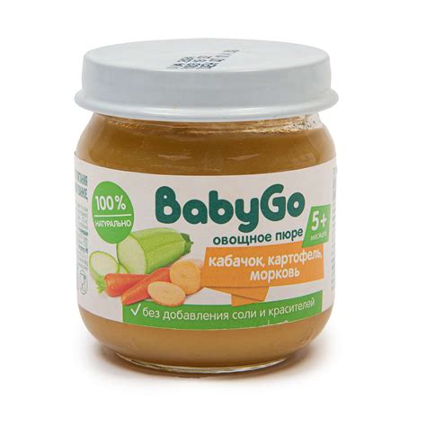 Пюре овощное Baby Go овощной салатик 80г с 5месяцев купить по цене 44.9 ...