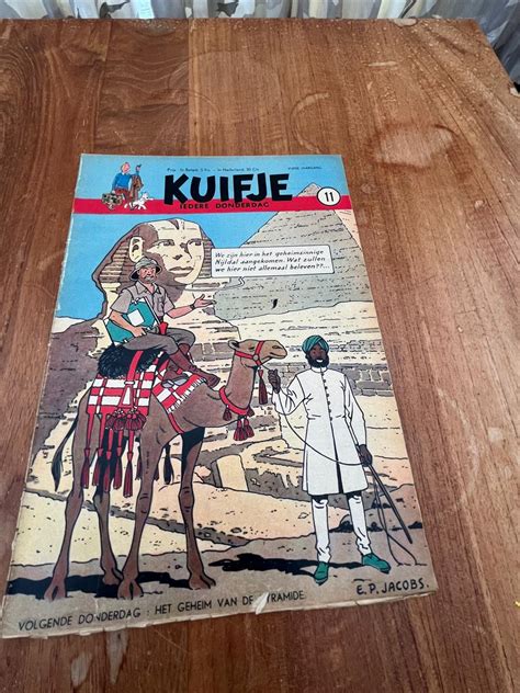 Hergé Weekblad Kuifje Tintin nr 11 1950 Cover Blake Mortimer Jacobs