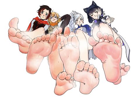 Rule 34 Artist Request Blake Belladonna Feet Foot Fetish Foot Focus Ruby Rose Rwby Steam Team