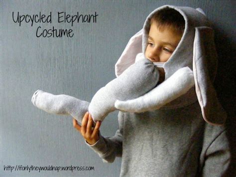 Diy Elephant Costume Tutorial Includes Tusks Andreas Notebook