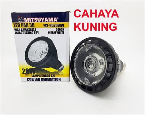 Jual Lampu Led Cob W Par Cahaya Kuning E K Mitsuyama Ms