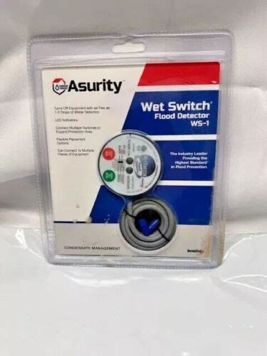 Diversitech Asurity Wet Switch Flood Water Detector Ws 1 New