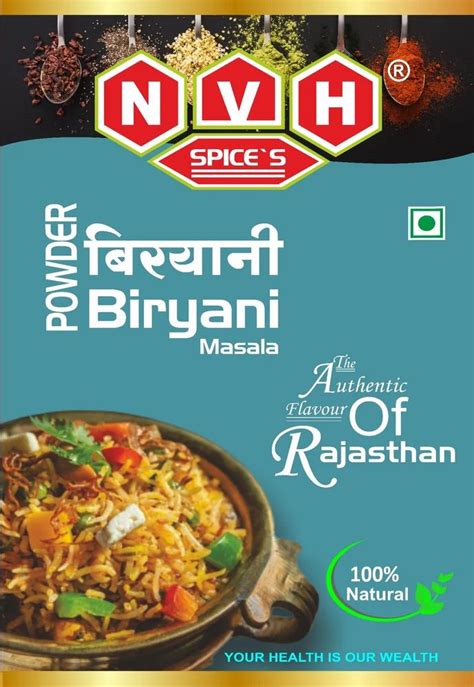 Biryani Masala Nvh Spices At Rs Pack Biryani Spices In Beawar Id