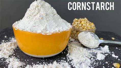 HOMEMADE CORNSTARCH RECIPE How To Make CORNSTARCH Easy Homemade