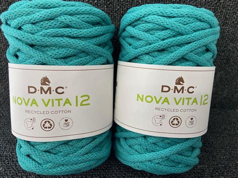 DMC Nova Vita 12 Recycled Cotton Craft Yarn Average 250g Various Colou