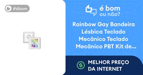 Rainbow Gay Bandeira Lésbica Teclado Mecâ É BOM Participe
