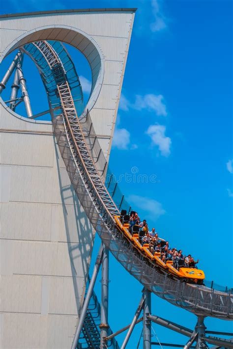 Tokyo Dome City editorial photography. Image of rollercoaster - 145898892