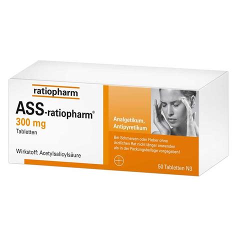 Ass Ratiopharm Mg Tabletten St Bei Aponeo Kaufen