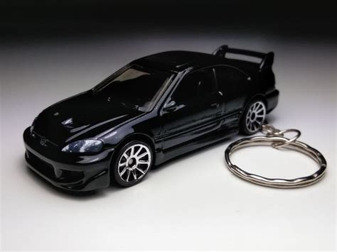 Honda Civic Hot Wheels Keychain Etsy Hot Wheels Keychain Hot Wheels Honda Civic