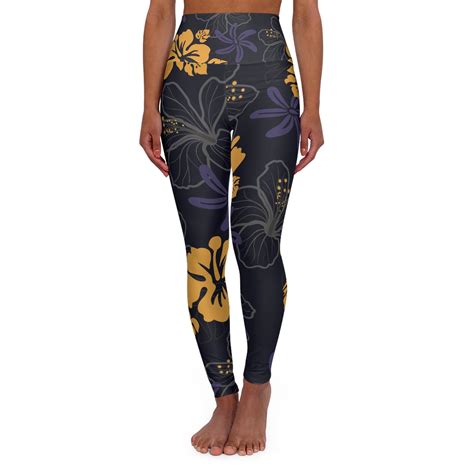 ALOHA PRINT Ma O Hau Hele High Waisted Yoga Leggings AOP Island Workout