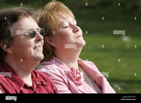 Couple Being Mindful Mindfulness People Stock Photo Alamy