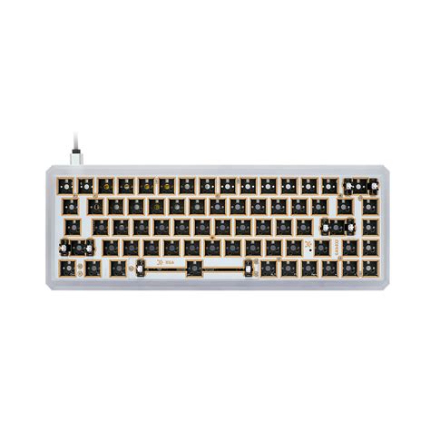 Aluminum Alloy Version Geek Customized Gk Xs Keyboard Customized Kit Hot Swappable Nkro Rgb